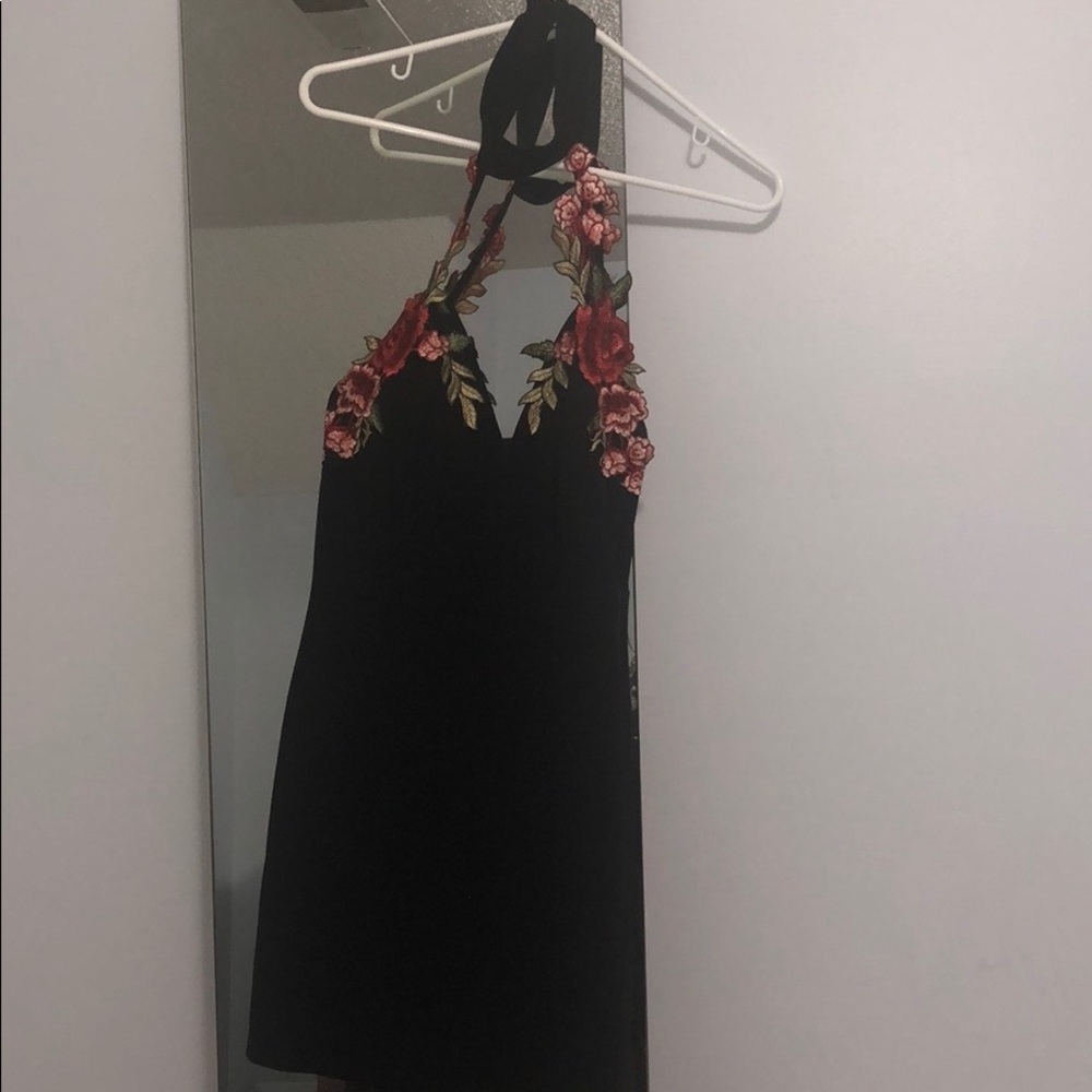 Black body con mini dress